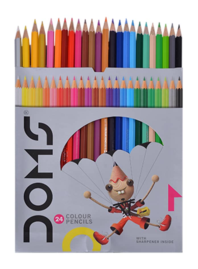 مداد رنگی 24 تایی دامز