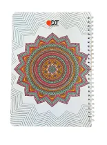 دفتر مشق 100 برگ دروس طلایی طرح اسلیمی