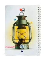 دفتر مشق 100 برگ دروس طلایی طرح فانتزی