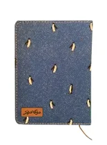 دفتر یادداشت 140 برگ جلد پارچه ای دوکا طرح فانتزی