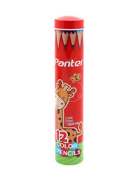 مداد رنگی پنتر جعبه استوانه ای ( 12 رنگ )