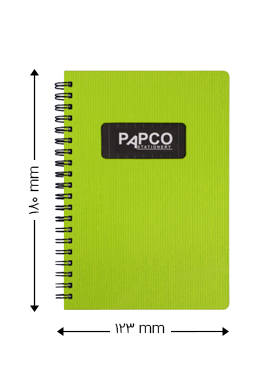 دفتر یادداشت 100 برگ متالیک مدل NB-643BC پاپکو