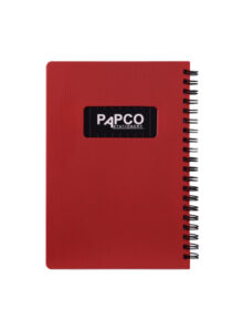 دفتر یادداشت 100 برگ یک خط متالیک مدل NB-647BC پاپکو