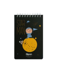 دفتر یادداشت 80 برگ الیپون طرح Star man-A