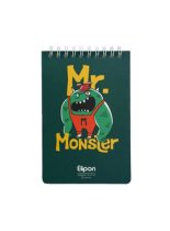 دفتر یادداشت 80 برگ الیپون طرح Mrs.Monster