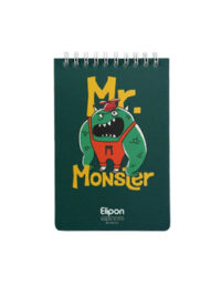 دفتر یادداشت 80 برگ الیپون طرح Mrs.Monster