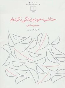 حتا شبیه خودم زندگی نکرده ام - اثر منیره حسینی - انتشارات چشمه