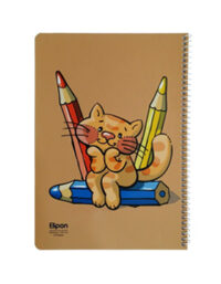 دفتر نقاشی 40 برگ الیپون طرح Cat