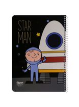 دفتر مشق 60 برگ الیپون طرح Star man-D