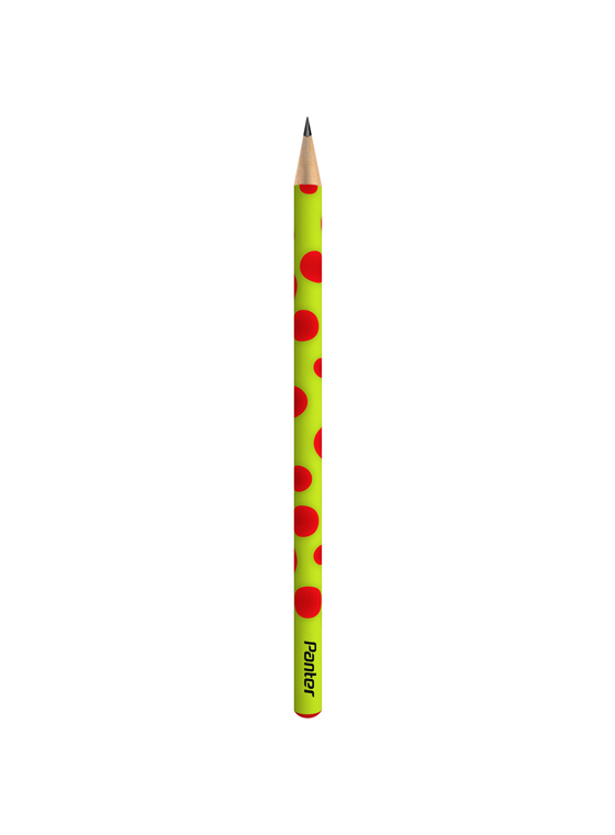 مداد مشکی پنتر طرح Frog بسته 12 تایی