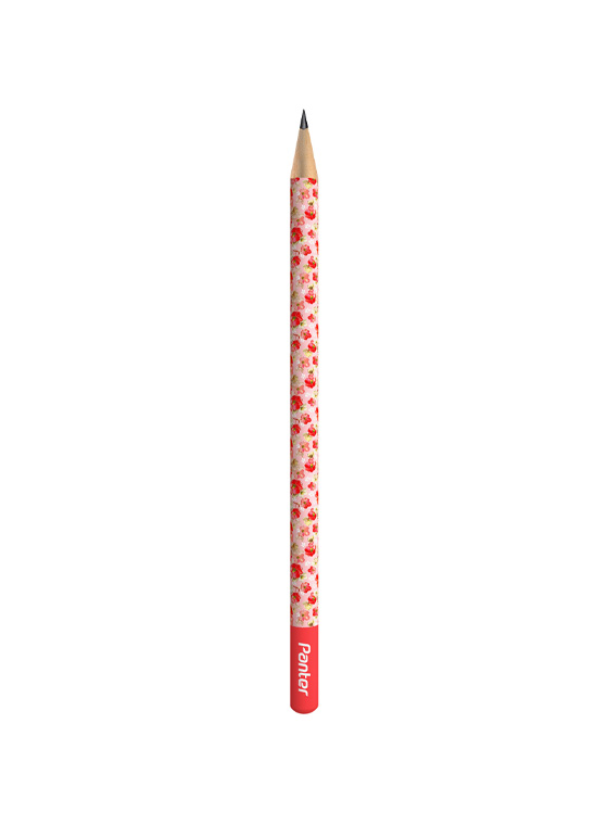 مداد مشکی پنتر طرح Floral بسته 12 تایی
