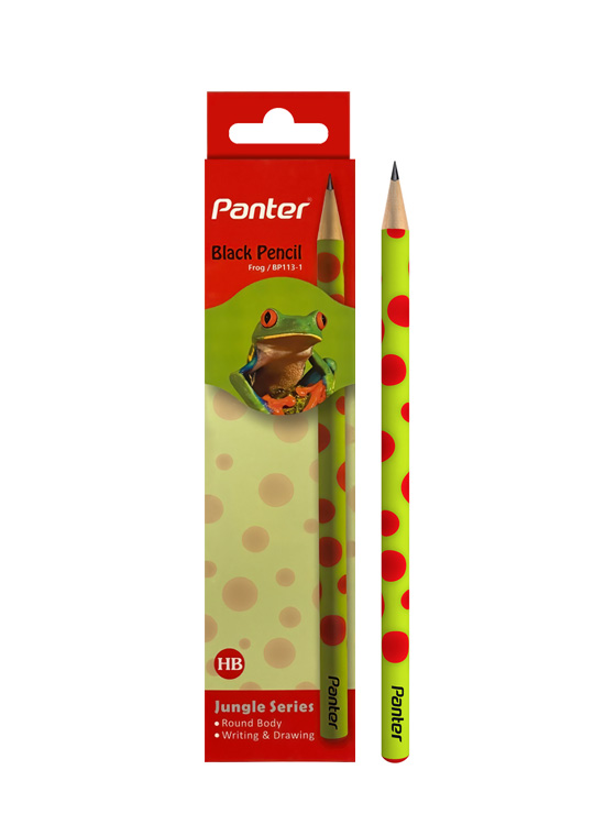 مداد مشکی پنتر طرح Frog