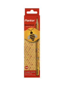 مداد مشکی پنتر طرح Honey Bee بسته 12 تایی