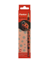 مداد مشکی پنتر طرح Ladybird بسته 12 تایی