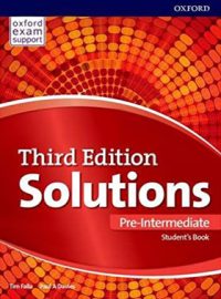 کتاب Solutions Pre Intermediate - انتشارات آکسفورد و جنگل