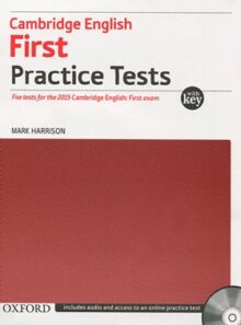 کتاب Cambridge English First Practice Tests - اثر Mark Harrison - نشر آکسفورد