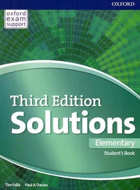 سولوشنز المنتری - Solutions Elementary - انتشارات آکسفورد و جنگل