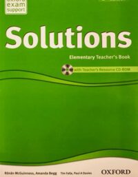کتاب Solutions Elementary Teachers Book - انتشارات آکسفورد و جنگل