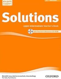کتاب Solutions Upper Intermediate Teachers Book - انتشارات آکسفورد و جنگل
