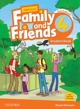 کتاب American Family And Friends 4 - انتشارات دانشگاه آکسفورد و جنگل