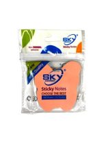 استیک نوت 7.5x7.5 Sky سانتی متر طرح پروانه