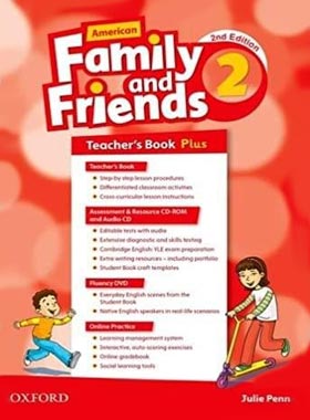 کتاب American Family And Friends Teachers Book 2 - نشر دانشگاه آکسفورد و جنگل