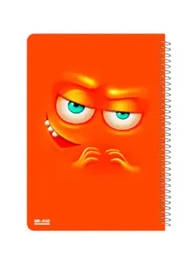 دفتر مشق 50 برگ مستر راد طرح ایموجی 1
