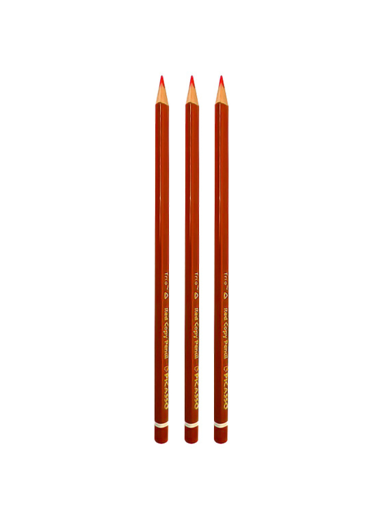 مداد قرمز پیکاسو مدل Trio پک 12 تایی