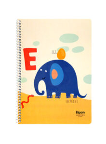 دفتر زبان انگلیسی 40 برگ الیپون طرح ElEPHANT