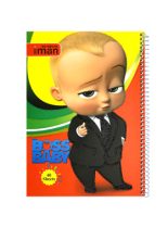 دفتر مشق 40 برگ ایمان طرح BOSS BABY