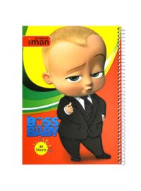 دفتر مشق 40 برگ ایمان طرح BOSS BABY