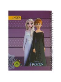 دفتر مشق 80 برگ ایمان طرح FROZEN