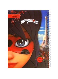 دفتر مشق 80 برگ ایمان طرح MIRACULOUS-A