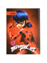 دفتر مشق 80 برگ ایمان طرح MIRACULOUS-C