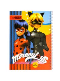 دفتر مشق 60 برگ ایمان طرح MIRACULOUS