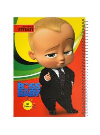 دفتر مشق 80 برگ ایمان طرح BOSS BABY