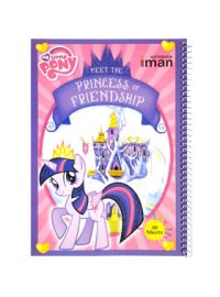 دفتر مشق 60 برگ ایمان طرح MY LITTLE PONY