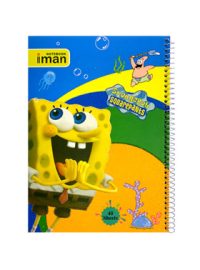 دفتر مشق 40 برگ ایمان طرح SPONGE BOB