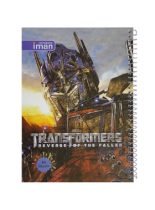 دفتر مشق 80 برگ ایمان طرح TRANSFORMERS