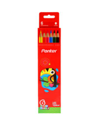مداد رنگی پنتر جعبه مقوایی 6 رنگ