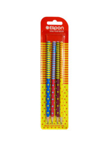 مداد HB الیپون بسته 4 عددی طرح POLKA