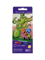 مداد رنگی 12 رنگ سی کلاس طرح 1
