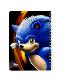 دفتر 80 برگ الیپون طرح SONIC DASH