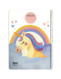 دفتر نقاشی 40 برگ الیپون طرح Unicorn