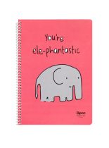 دفتر زبان 60 برگ الیپون طرح YOU'RE ELEPHANTASTIC