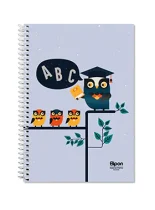 دفتر زبان 60 برگ 2 خط الیپون طرح 1