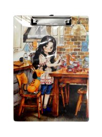 تخته شاسی A4 سویل طرح COOKING GIRL