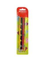 مداد مشکی HB الیپون (بسته 4 عددی)