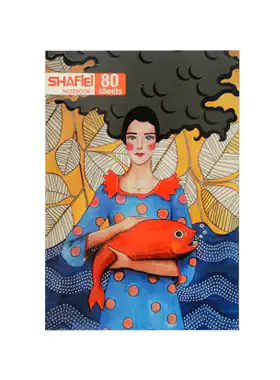 دفتر مشق 80 برگ شفیعی طرح نقاشی 1