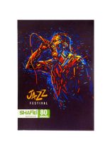 دفتر مشق 80 برگ شفیعی طرح Jazz Festival-B